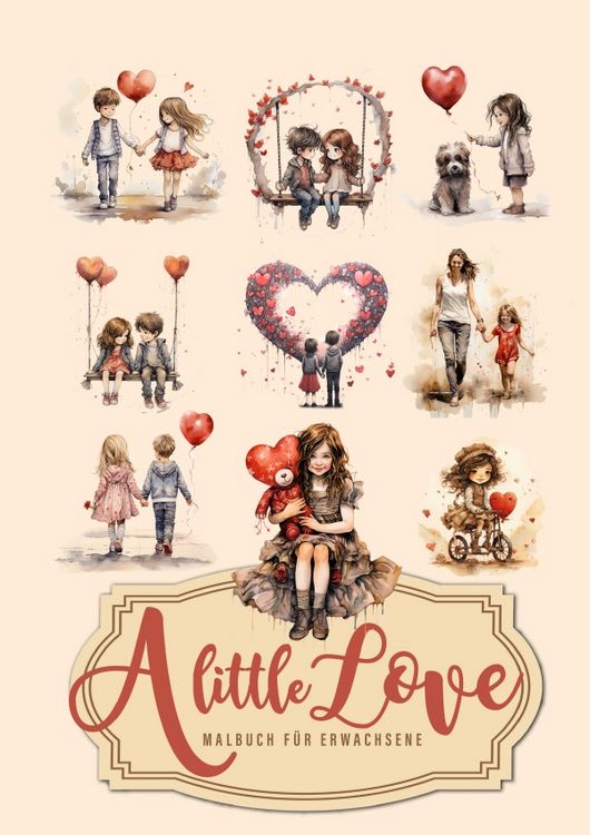 Produktbild: A little Love Malbuch f&uuml;r Erwachsene