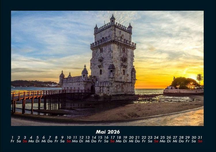 Produktbild: Lissabon 2026 Fotokalender DIN A4