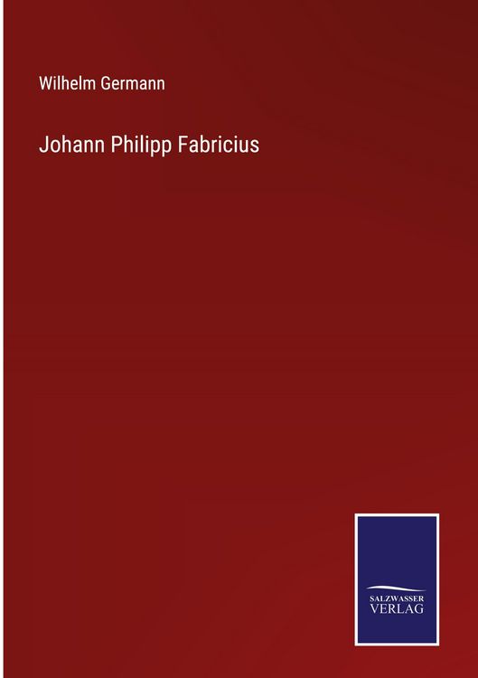 Produktbild: Johann Philipp Fabricius