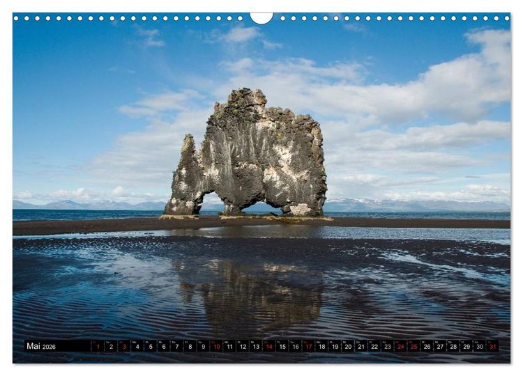 Produktbild: Island (Wandkalender 2026 DIN A3 quer), CALVENDO Monatskalender