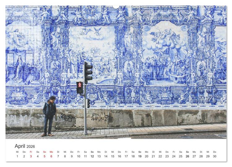 Produktbild: Sonnige Gr&uuml;&szlig;e aus Portugal (Wandkalender 2026 DIN A2 quer), CALVENDO Monatskalender
