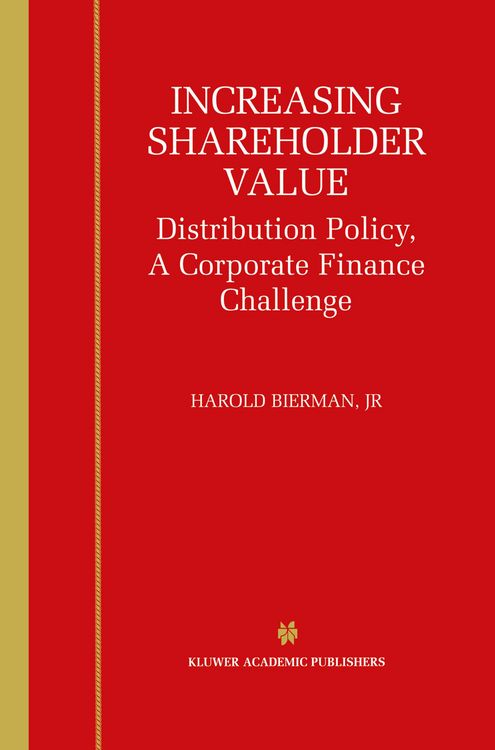 Produktbild: Increasing Shareholder Value
