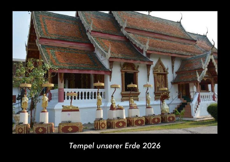 Produktbild: Tempel unserer Erde 2026 Fotokalender DIN A3