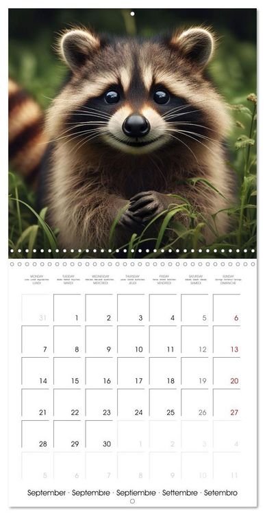 Produktbild: Joie animale - Une ann&eacute;e de sourires et d'&eacute;nergie positive (Calendrier mural carr&eacute; 2026 30x30 cm) Calendrier double avec une page pour vos prises de notes