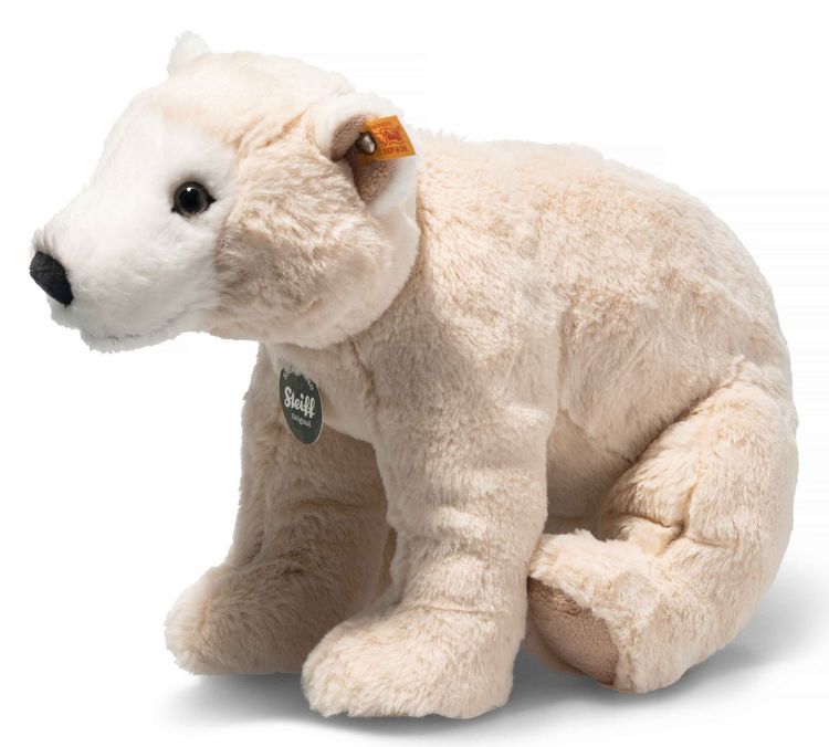 Produktbild: Steiff 062575 - Siro Eisb&auml;r, sitzend, beige/weiss, Pl&uuml;sch, 30 cm