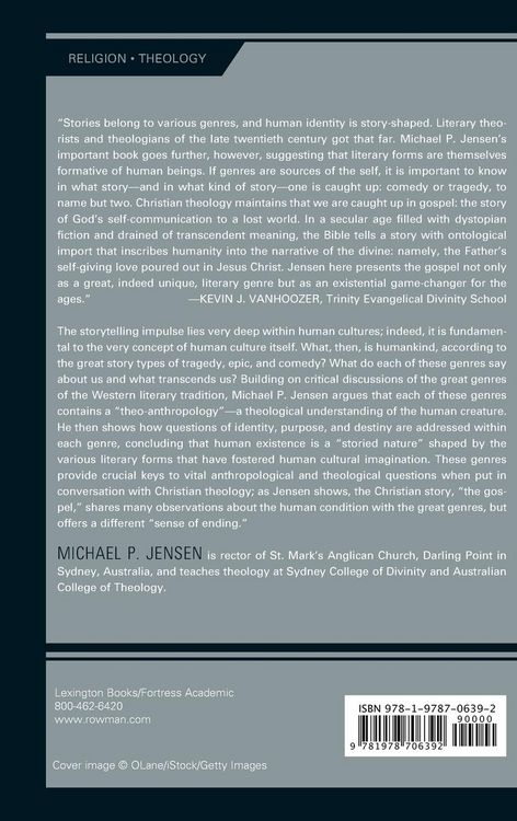 Produktbild: Theological Anthropology and the Great Literary Genres