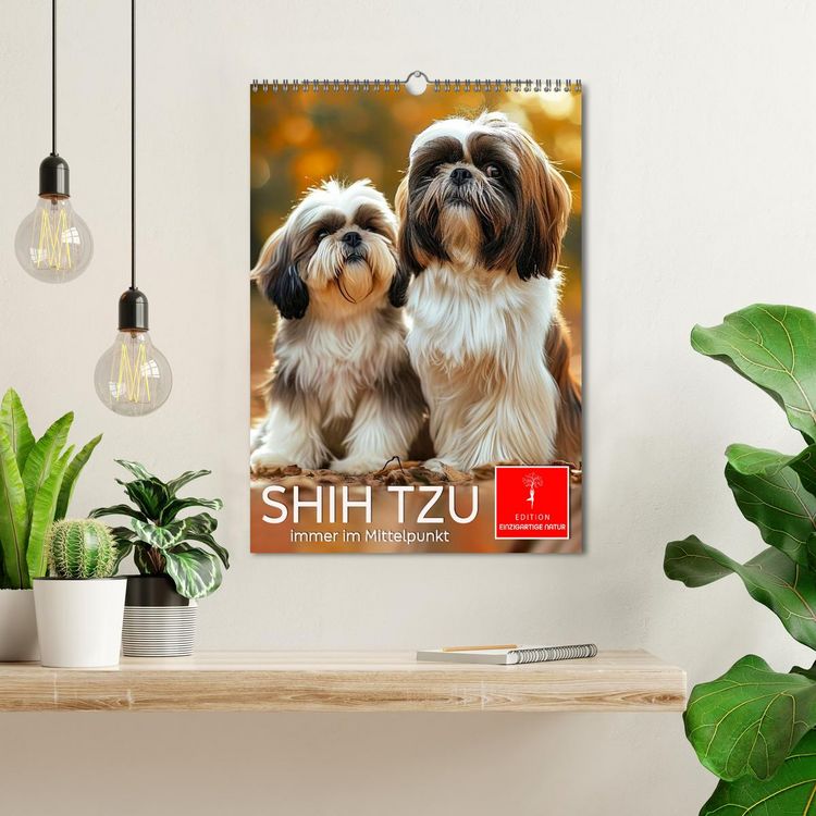 Produktbild: Shih Tzu - immer im Mittelpunkt (Wandkalender 2026 DIN A3 hoch), CALVENDO Monatskalender
