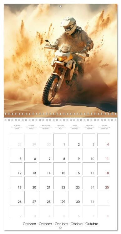Produktbild: Motorbike desert race (Wall Calendar 2026 12 &times; 12 Inch) CALVENDO 12 Month Wall Calendar