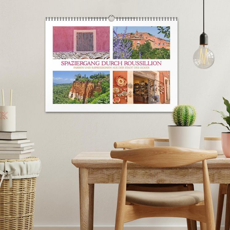 Produktbild: Spaziergang durch Roussillon (Wandkalender 2026 DIN A3 quer), CALVENDO Monatskalender