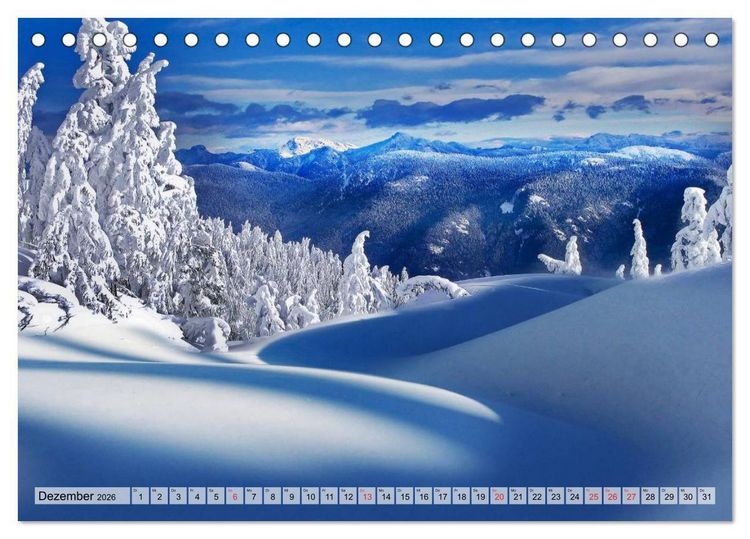 Produktbild: Alaska und Kanada (Tischkalender 2026 DIN A5 quer), CALVENDO Monatskalender
