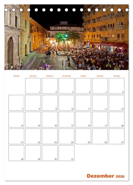 Produktbild: HOMMAGE AN KOLUMBIEN (Tischkalender 2026 DIN A5 hoch), CALVENDO Monatskalender