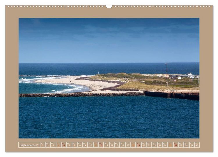 Produktbild: Helgoland,Deutschlands rote Felsen (Wandkalender 2027 DIN A2 quer), CALVENDO Monatskalender