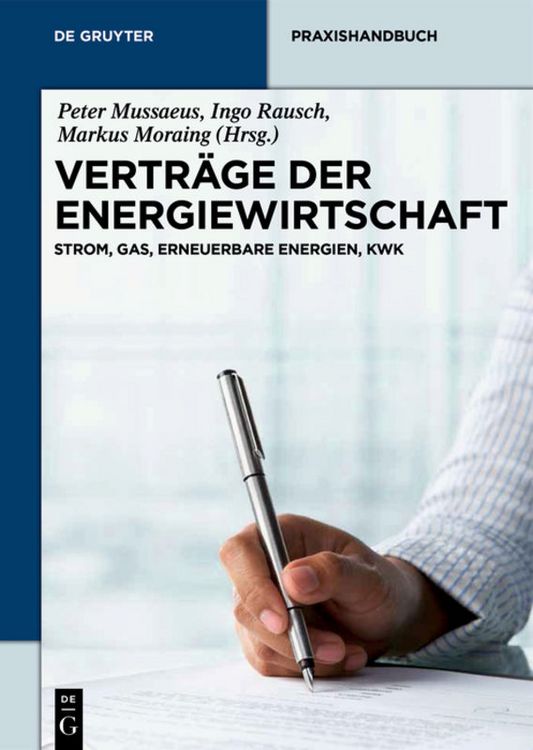 Produktbild: Vertr&auml;ge der Energiewirtschaft