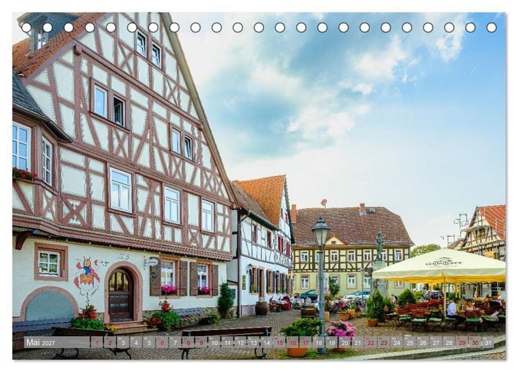 Produktbild: Ein Blick auf Hanau-Steinheim (Tischkalender 2027 DIN A5 quer), CALVENDO Monatskalender