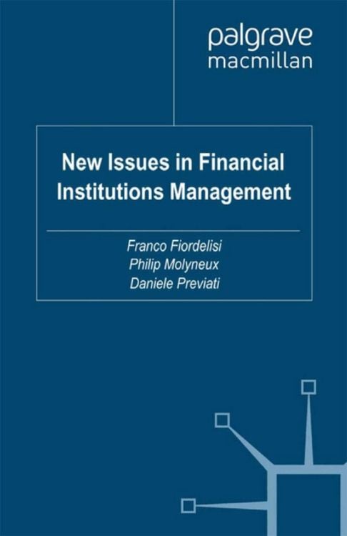 Produktbild: New Issues in Financial Institutions Management