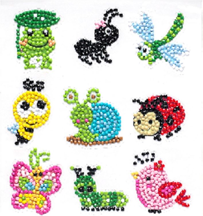 Produktbild: PRACHT Diamond Painting Sticker Tiere Set