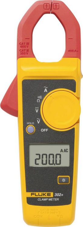 Produktbild: Fluke FLUKE-302+/EUR Stromzange digital CAT III 600 V, CAT IV 300V