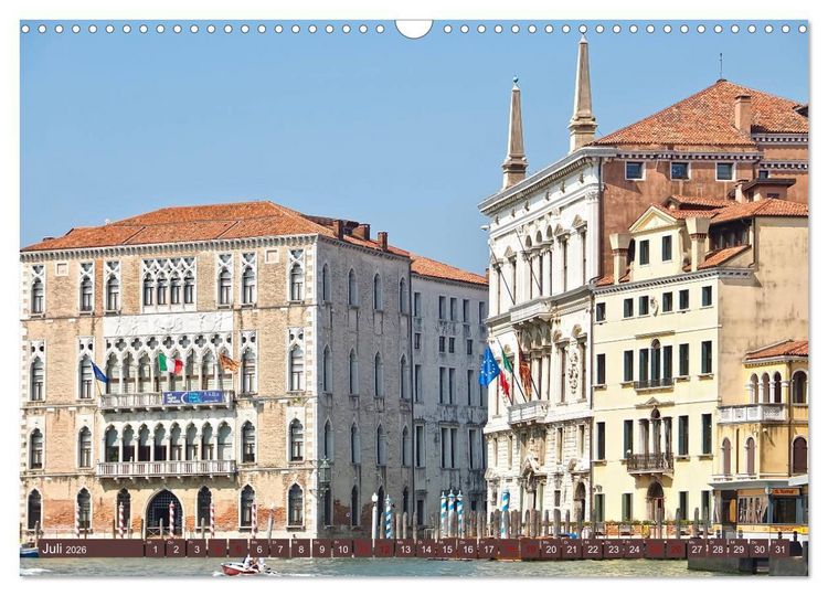 Produktbild: In Sehnsucht Dein Venedig (Wandkalender 2026 DIN A3 quer), CALVENDO Monatskalender