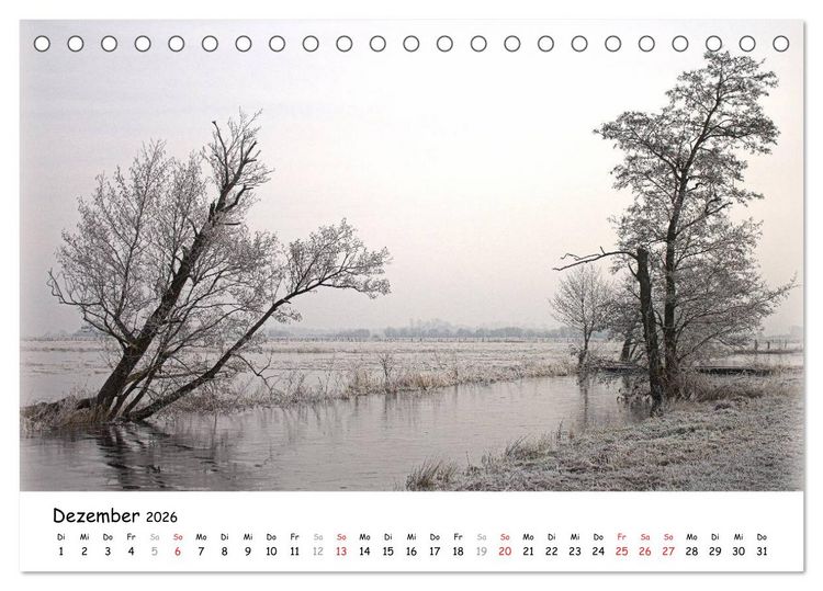 Produktbild: Unterwegs im Teufelsmoor (Tischkalender 2026 DIN A5 quer), CALVENDO Monatskalender