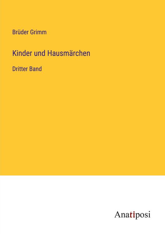 Produktbild: Kinder und Hausm&auml;rchen