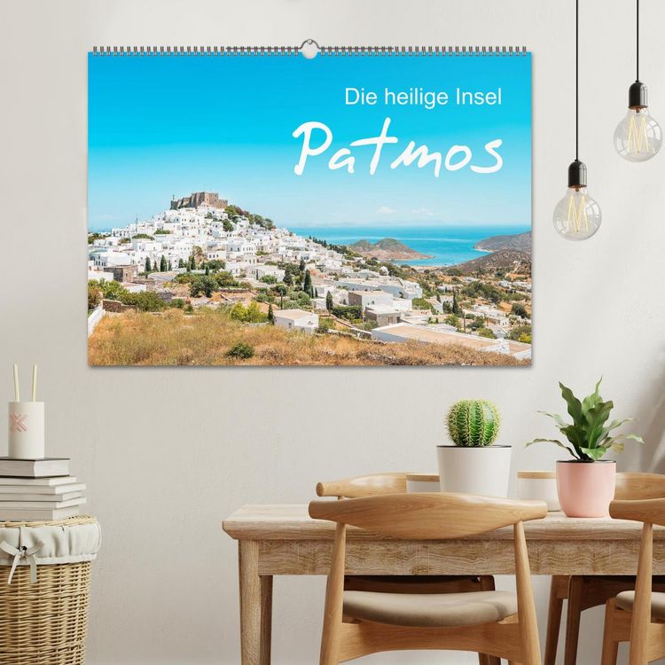 Produktbild: Patmos - Die heilige Insel (Wandkalender 2026 DIN A2 quer), CALVENDO Monatskalender