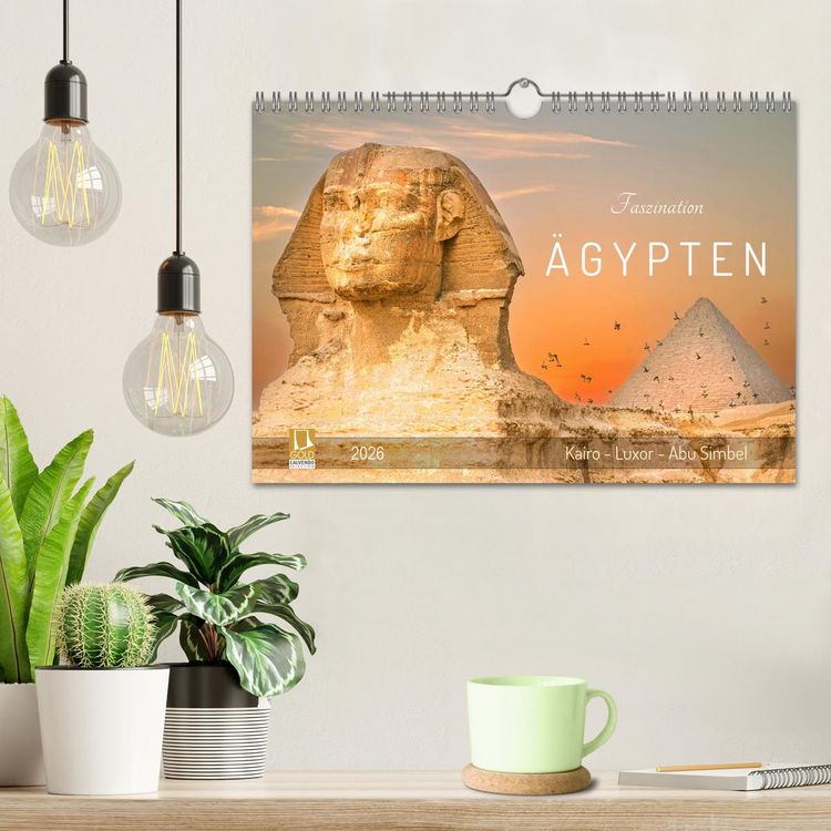 Produktbild: Faszination &Auml;gypten: Kairo - Luxor - Abu Simbel (Wandkalender 2026 DIN A4 quer), CALVENDO Monatskalender