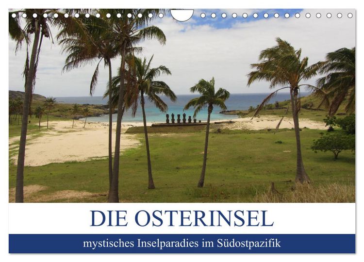 Produktbild: Die Osterinsel - mystisches Inselparadies im S&uuml;dostpazifik (Wandkalender 2026 DIN A4 quer), CALVENDO Monatskalender