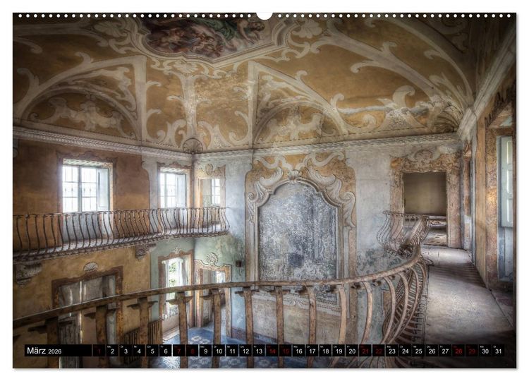 Produktbild: Italiens vergessene Palazzi (hochwertiger Premium Wandkalender 2026 DIN A2 quer), Kunstdruck in Hochglanz