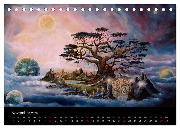 Produktbild: Dimensionen (Tischkalender 2026 DIN A5 quer), CALVENDO Monatskalender