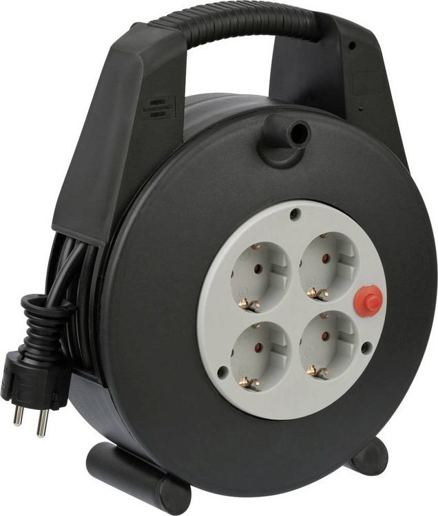 Produktbild: Brennenstuhl 1094200 Kabeltrommel 15m Schwarz Schutzkontakt-Stecker
