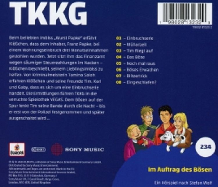 TKKG 234: Im Auftrag des Bösen