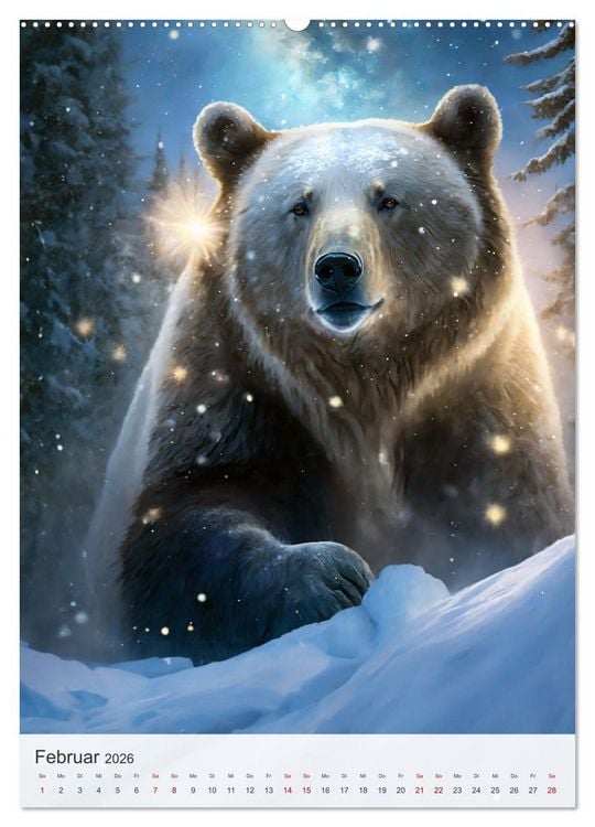 Produktbild: Mystische Begleiter (Wandkalender 2026 DIN A2 hoch), CALVENDO Monatskalender