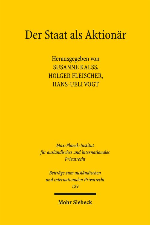 Produktbild: Der Staat als Aktion&auml;r