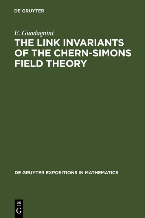 Produktbild: The Link Invariants of the Chern-Simons Field Theory