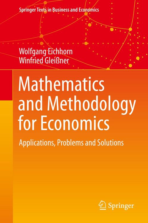 Produktbild: Mathematics and Methodology for Economics