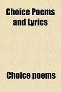 Produktbild: Choice Poems and Lyrics