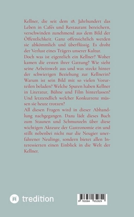 Produktbild: Der Kellner und seine Geschichte