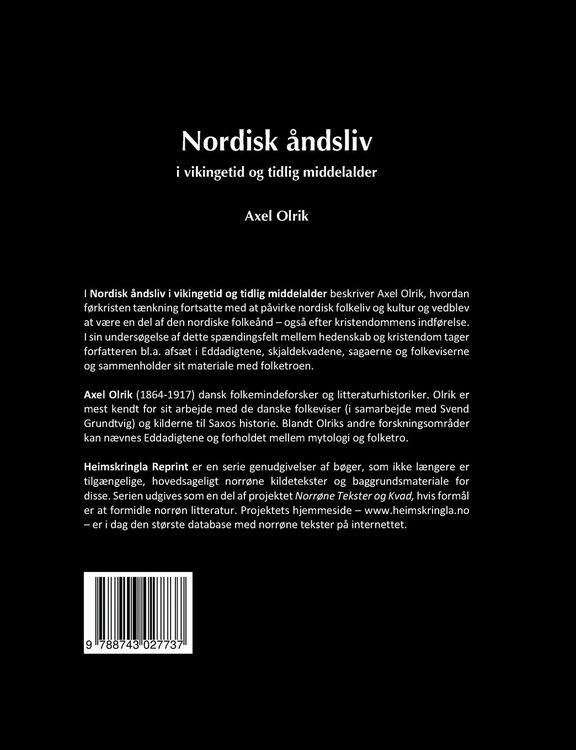 Produktbild: Nordisk &aring;ndsliv