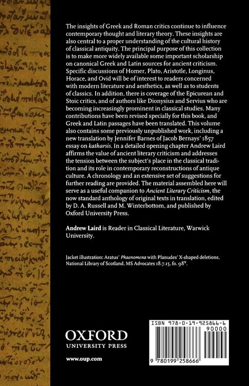 Produktbild: Ancient Literary Criticism