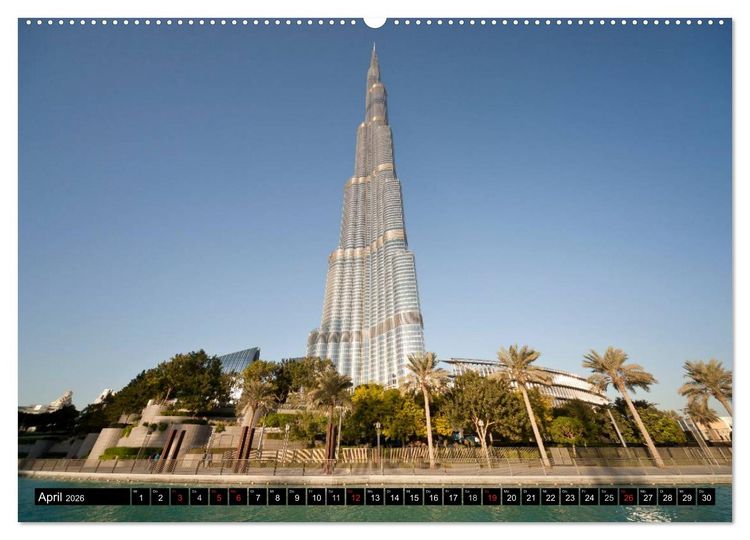 Produktbild: Emirat Dubai (hochwertiger Premium Wandkalender 2026 DIN A2 quer), Kunstdruck in Hochglanz