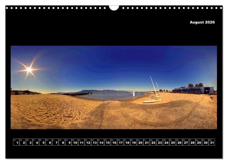 Produktbild: Vancouver / Kanada in faszinierender 360&deg; Panorama-Photographie (Wandkalender 2026 DIN A3 quer), CALVENDO Monatskalender