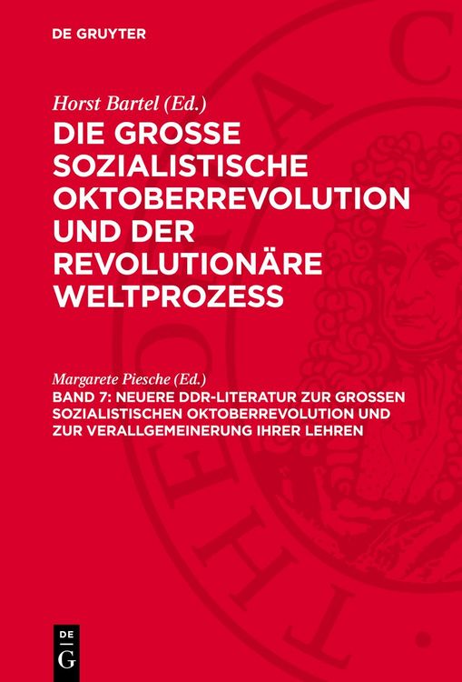Produktbild: Neuere DDR-Literatur zur Gro&szlig;en Sozialistischen Oktoberrevolution und zur Verallgemeinerung ihrer Lehren