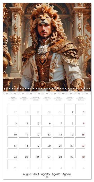 Produktbild: Zodiac Men (Wall Calendar 2026 12 &times; 12 Inch) CALVENDO 12 Month Wall Calendar
