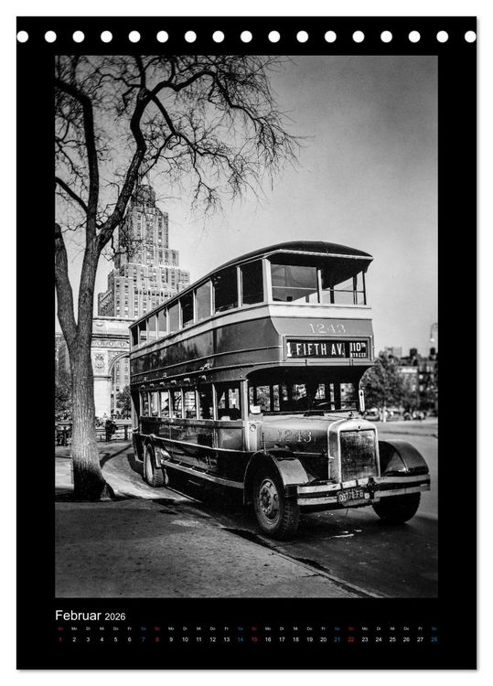 Produktbild: New York in Ansichten von 1936 (Tischkalender 2026 DIN A5 hoch), CALVENDO Monatskalender