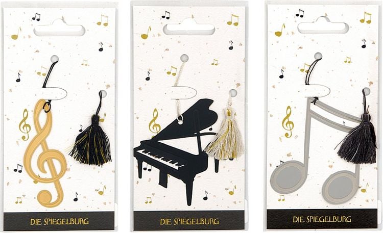 Produktbild: Lesezeichen aus Metall - All about music