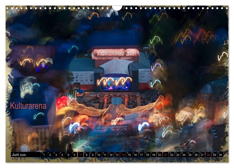 Produktbild: Jena attraktiv (Wandkalender 2026 DIN A3 quer), CALVENDO Monatskalender