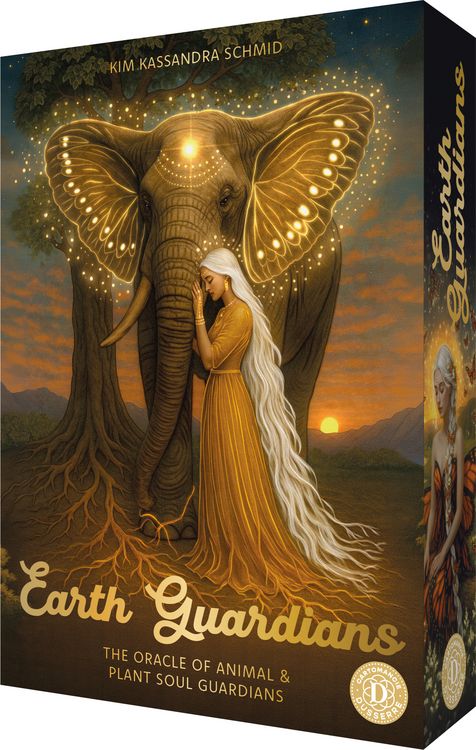 Produktbild: Earth Guardians - The Oracle of Power Animals and Plants - 46 color cards, 172-page color booklet