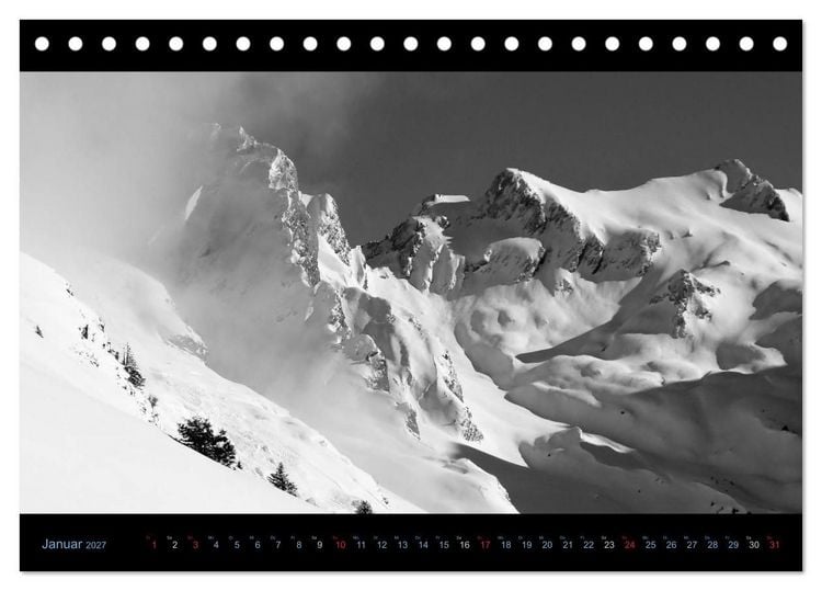 Produktbild: Region Oberstdorf - Kleinwalsertal und Nebelhorn (Tischkalender 2027 DIN A5 quer), CALVENDO Monatskalender