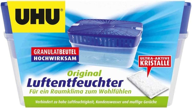 Produktbild: UHU Luftentfeuchter Original inkl. 1000g Granulatbeutel
