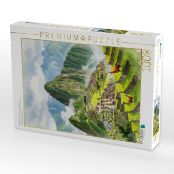 Produktbild: CALVENDO Puzzle Machu Picchu - Geheimnisvolle Inka-Stadt | 1000 Teile Lege-Gr&ouml;&szlig;e 64x48cm Foto-Puzzle f&uuml;r gl&uuml;ckliche Stunden